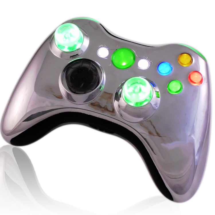 Chrome LED Xbox 360 Controller